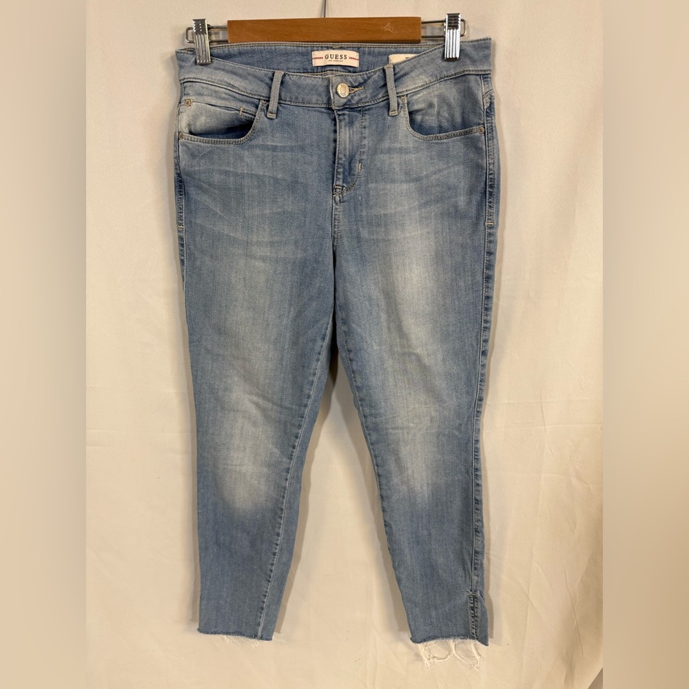 Guess Women's Ankle Jeans in Light Blue